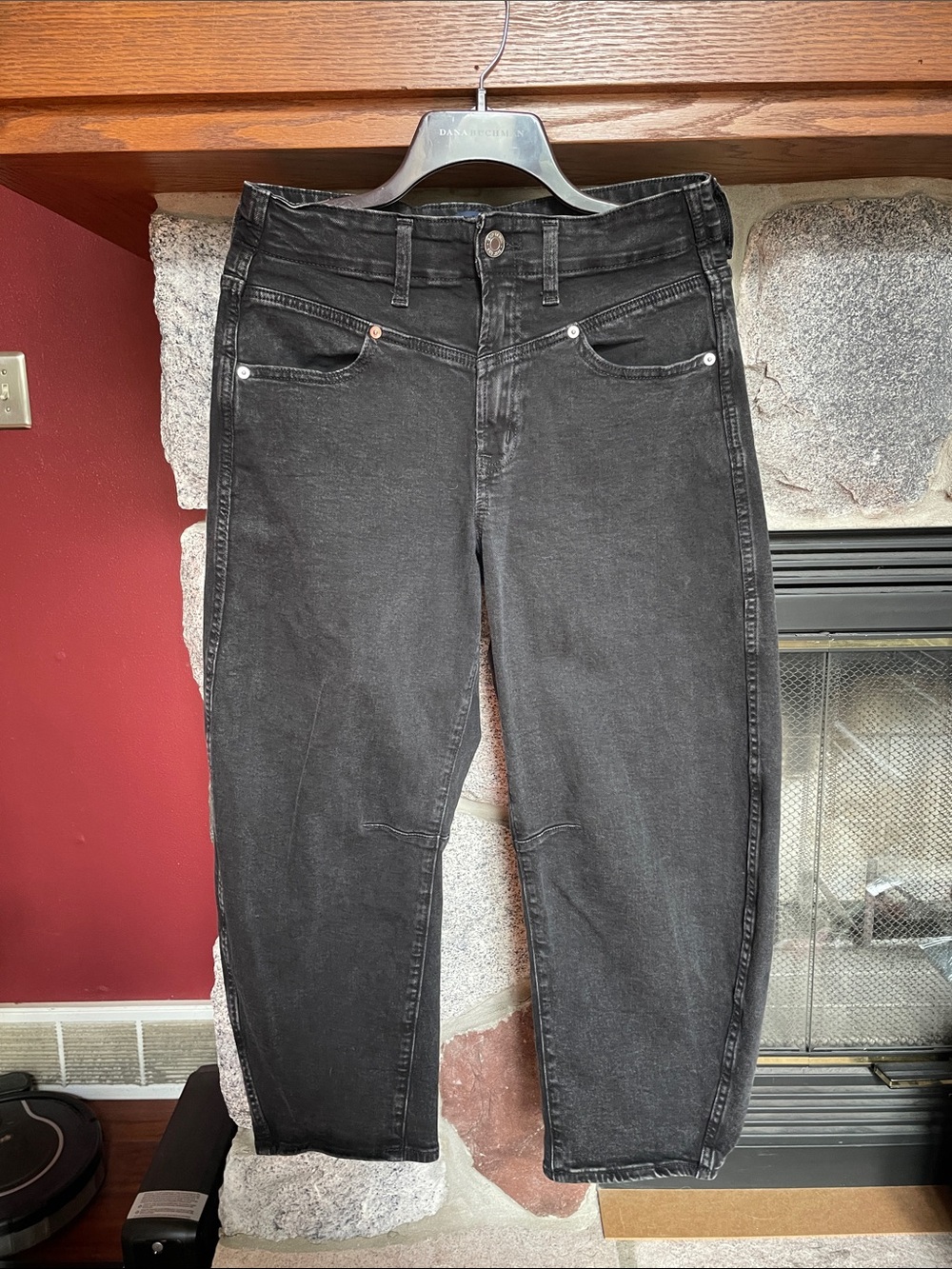 GAP Barrel Short Jeans - Washed Black